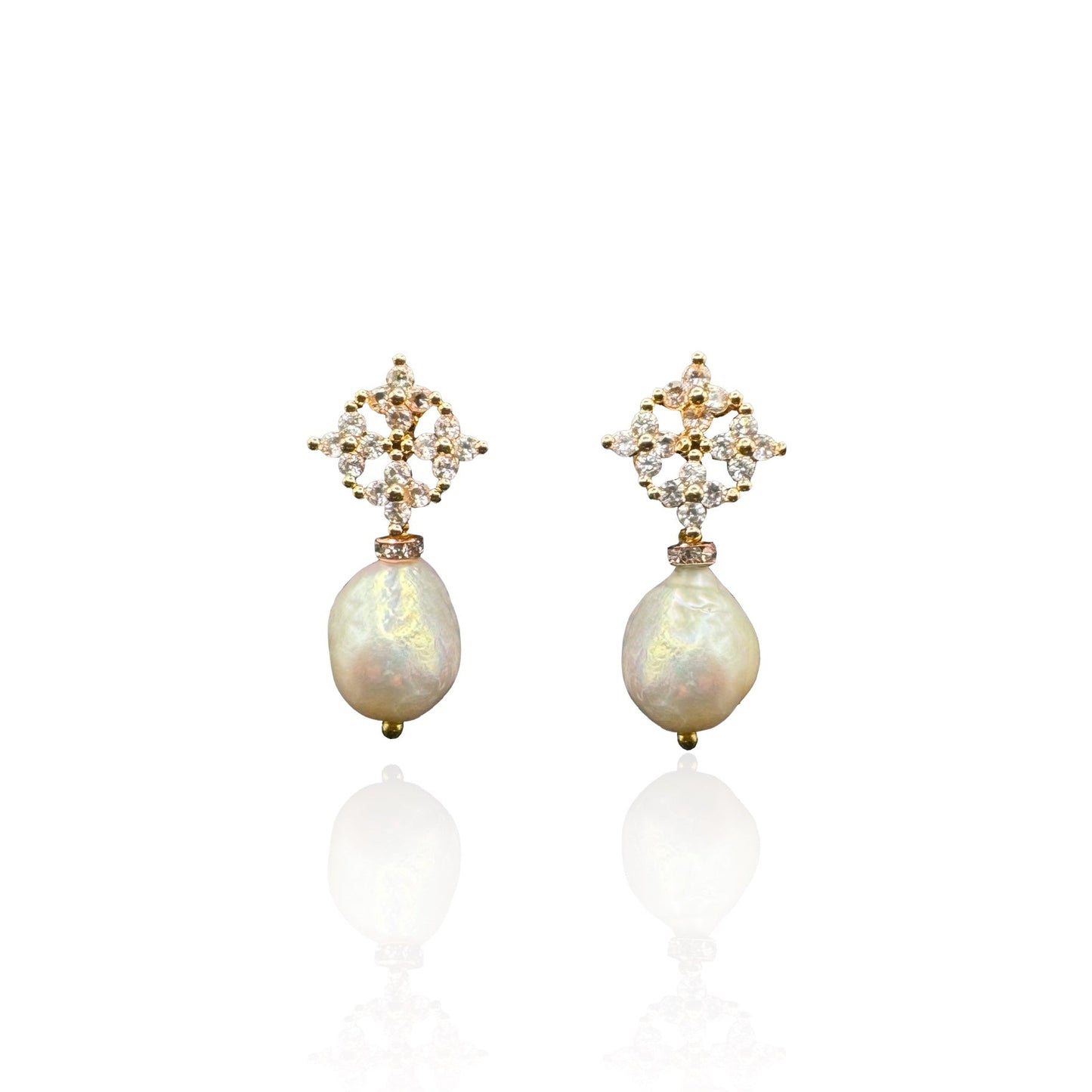 Lila Pearl Earrings
