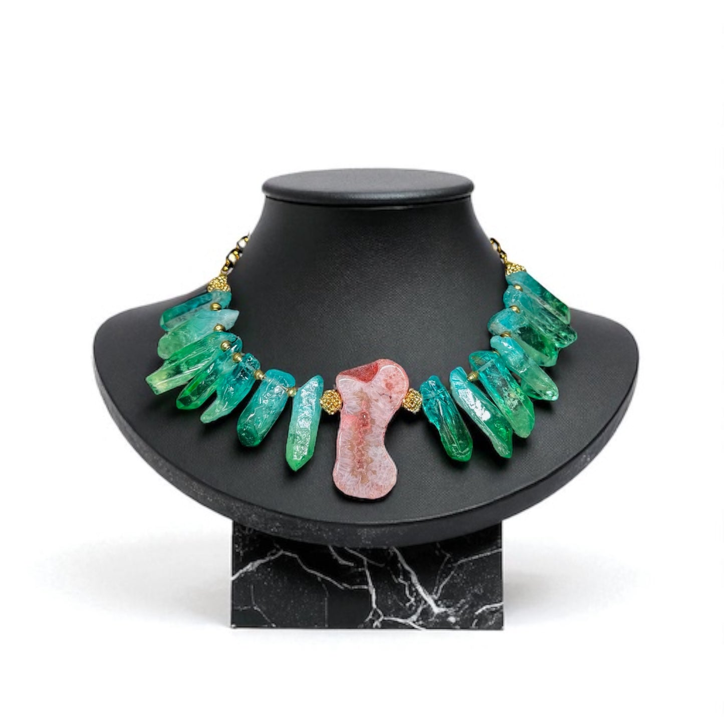 Seraphina Crystal Quartz Statement Choker