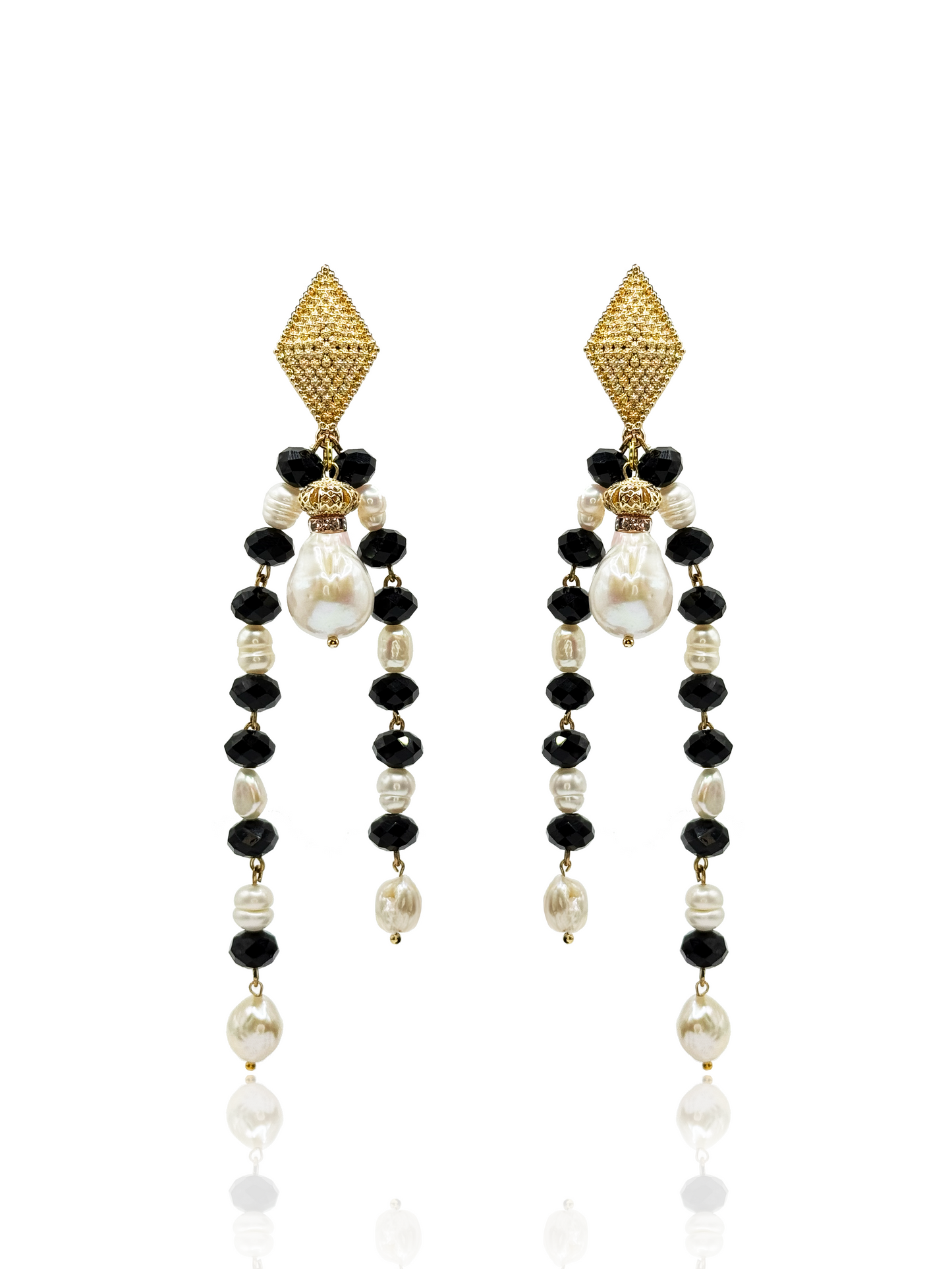 Art Deco Statement Earrings