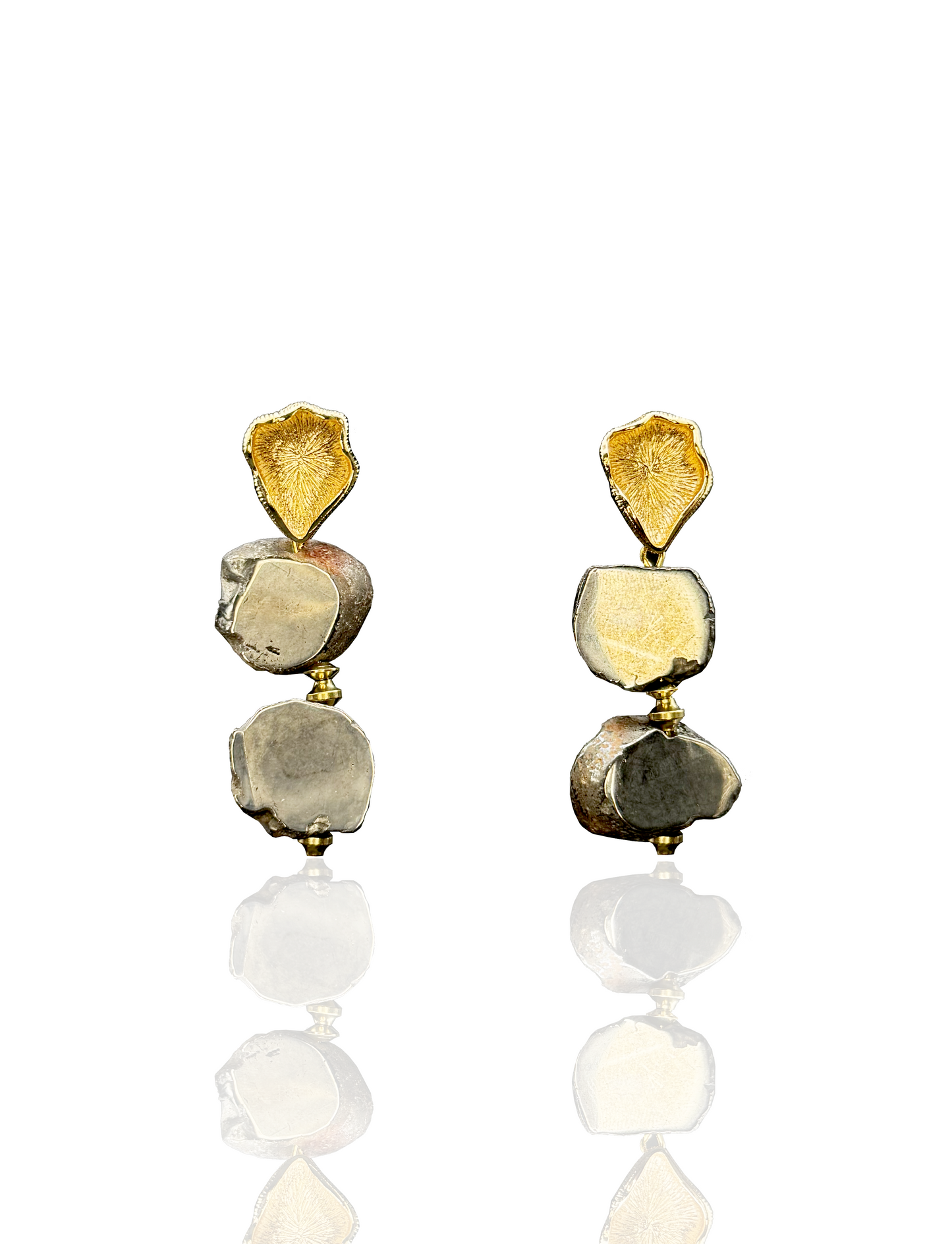Hematite Drop Earrings