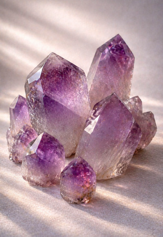 amethyst_healing_properties_amethyst_zodiac_amethyst necklace · amethyst earrings · crown_chakra_stone_calming_crystal_purple crystal meaning