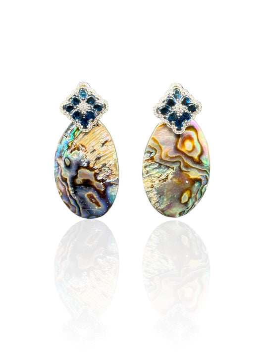 Abalone Drop Earrings