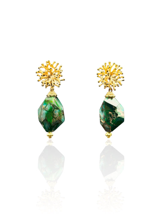 Imperial Jasper Drop Earrings