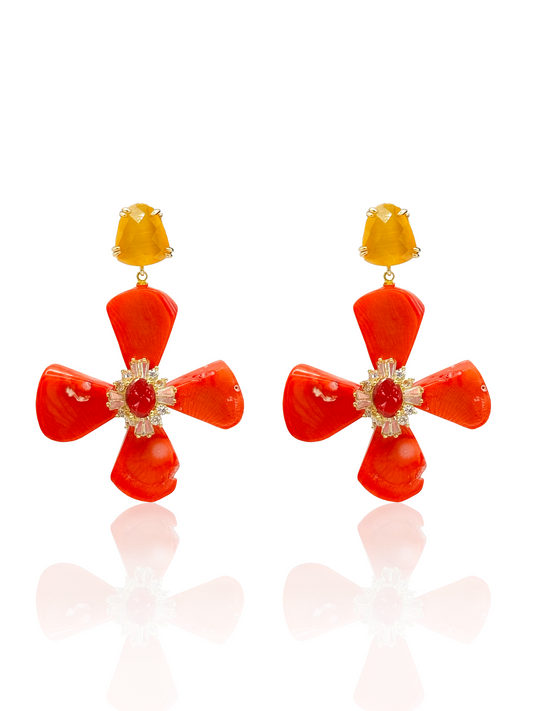 Statement Coral Crosses