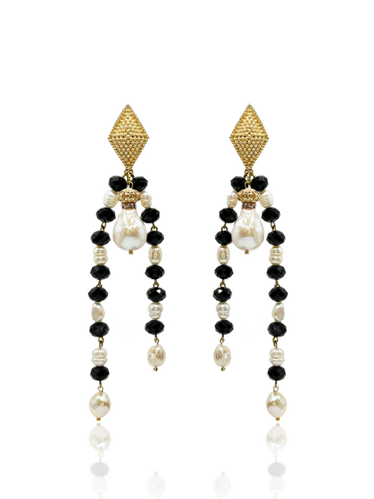 Art Deco Statement Earrings