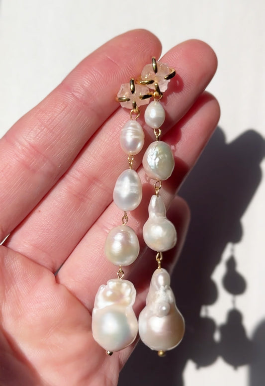Elegant Pearl Drop Earrings