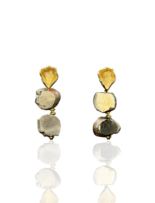 Hematite Drop Earrings